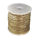 Cadena Tipo Ventilador 50m. Dorada