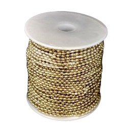 Cadena Tipo Ventilador 50m. Dorada