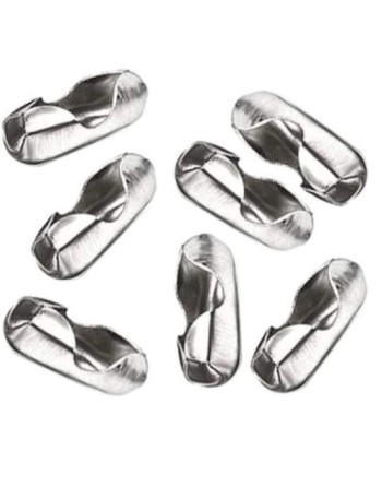 Conector Cadena 50 PCS Plateadas