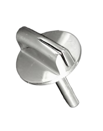 Perilla Cromada Vástago Largo Entrada Chica