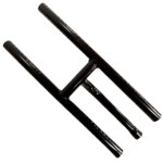 Quemador "H" 40x23, S/Codo, T. Ventury Troquelada