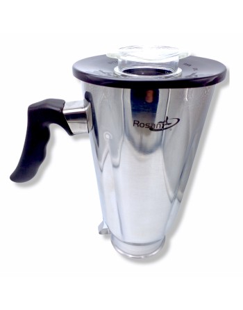 Vaso Inoxidable con Asa con Tapa